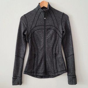LULULEMON Black Herringbone Print Define Jacket 4